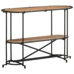 vidaXL Masă consolă, 110x42x76 cm, lemn masiv de acacia vidaXL Masă consolă, 110x42x76 cm, lemn masiv de acacia
