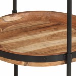 vidaXL Masă laterală, Ø55x83 cm, lemn masiv de acacia vidaXL Masă laterală, Ø55x83 cm, lemn masiv de acacia