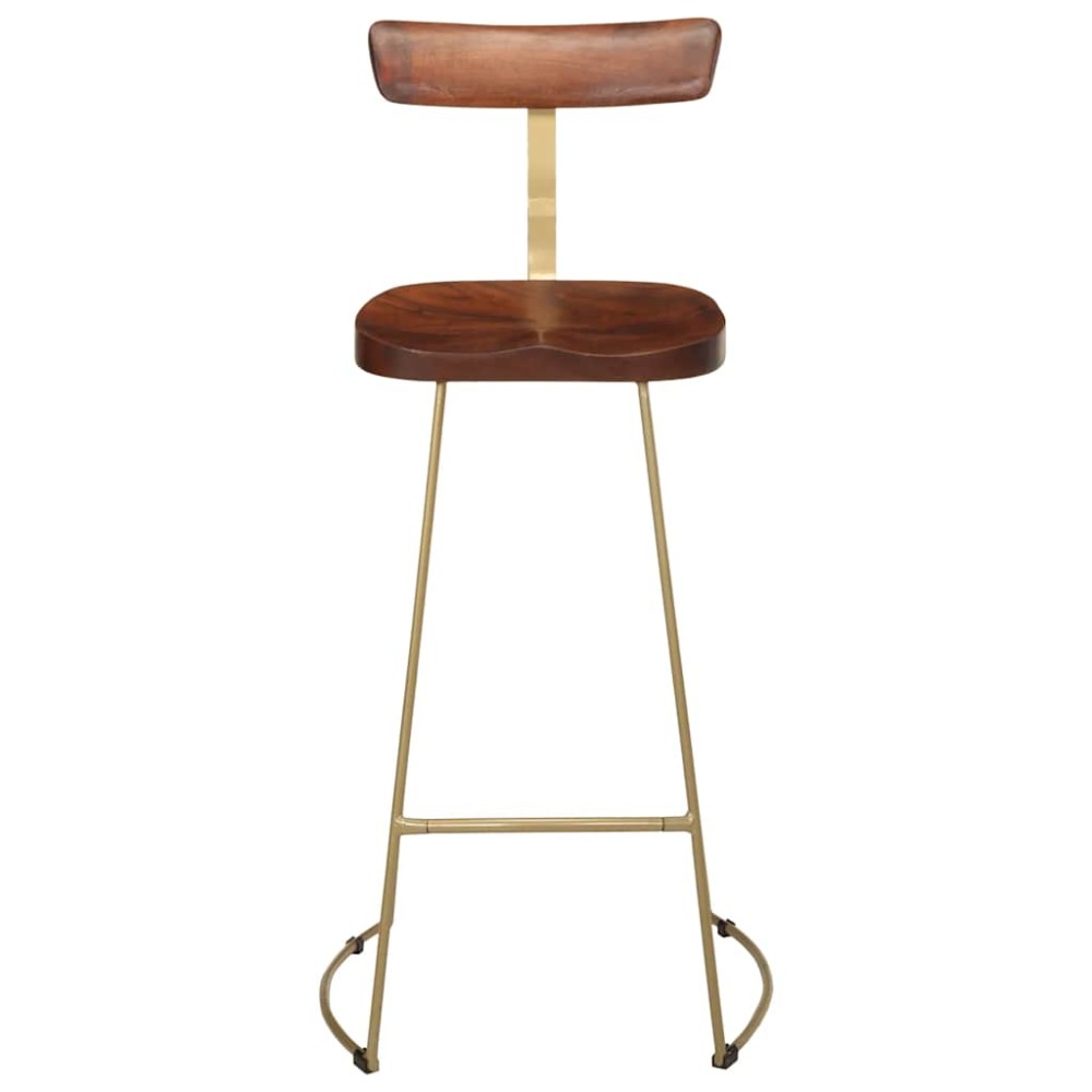 vidaXL Scaune de bar 2 buc 49x43x103 cm lemn masiv de mango