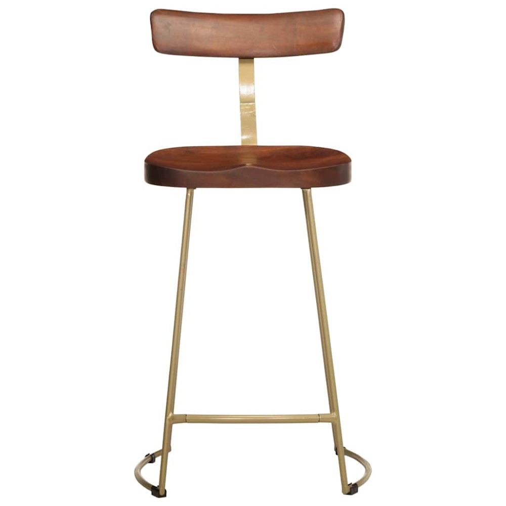 vidaXL Scaune de bar 2 buc 49x43x88 cm lemn masiv de mango