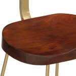 vidaXL Scaune de bar 2 buc 49x43x88 cm lemn masiv de mango vidaXL Scaune de bar 2 buc 49x43x88 cm lemn masiv de mango