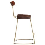 vidaXL Scaune de bar 2 buc 49x43x79 cm lemn masiv de mango