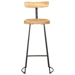 vidaXL Scaune de bar 2 buc 49x43x103 cm lemn masiv de mango vidaXL Scaune de bar 2 buc 49x43x103 cm lemn masiv de mango