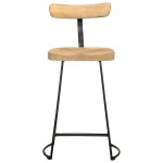 vidaXL Scaune de bar 2 buc 49x43x88 cm lemn masiv de mango vidaXL Scaune de bar 2 buc 49x43x88 cm lemn masiv de mango