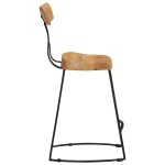 vidaXL Scaune de bar 2 buc 49x43x79 cm lemn masiv de mango vidaXL Scaune de bar 2 buc 49x43x79 cm lemn masiv de mango