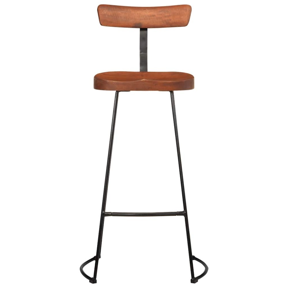 vidaXL Scaune de bar 2 buc 49x43x103 cm lemn masiv de mango