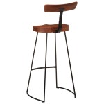 vidaXL Scaune de bar 2 buc 49x43x103 cm lemn masiv de mango vidaXL Scaune de bar 2 buc 49x43x103 cm lemn masiv de mango