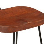 vidaXL Scaune de bar 2 buc 49x43x103 cm lemn masiv de mango vidaXL Scaune de bar 2 buc 49x43x103 cm lemn masiv de mango