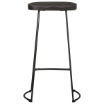 vidaXL Scaune de bar 2 buc Negru 45x40x78 cm lemn masiv de mango vidaXL Scaune de bar 2 buc Negru 45x40x78 cm lemn masiv de mango