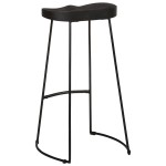 vidaXL Scaune de bar 2 buc Negru 45x40x78 cm lemn masiv de mango vidaXL Scaune de bar 2 buc Negru 45x40x78 cm lemn masiv de mango