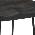 vidaXL Scaune de bar 2 buc Negru 45x40x78 cm lemn masiv de mango vidaXL Scaune de bar 2 buc Negru 45x40x78 cm lemn masiv de mango