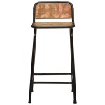 vidaXL Scaune de bar 2 buc 46x35,5x80 cm lemn masiv recuperat vidaXL Scaune de bar 2 buc 46x35,5x80 cm lemn masiv recuperat
