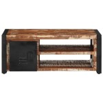 vidaXL Masuta de cafea multicolora 90x50x36 cm lemn masiv recuperat