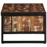 vidaXL Masuta de cafea multicolora 90x50x36 cm lemn masiv recuperat