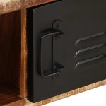 vidaXL Masuta de cafea multicolora 90x50x36 cm lemn masiv recuperat