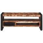 vidaXL Masuta de cafea multicolora 90x50x36 cm lemn masiv recuperat
