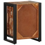 vidaXL Noptiera multicolor 40x30x50 cm lemn masiv recuperat