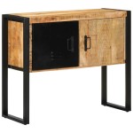 vidaXL Consolă 90x35x75 cm din lemn masiv de mango vidaXL Consolă 90x35x75 cm din lemn masiv de mango