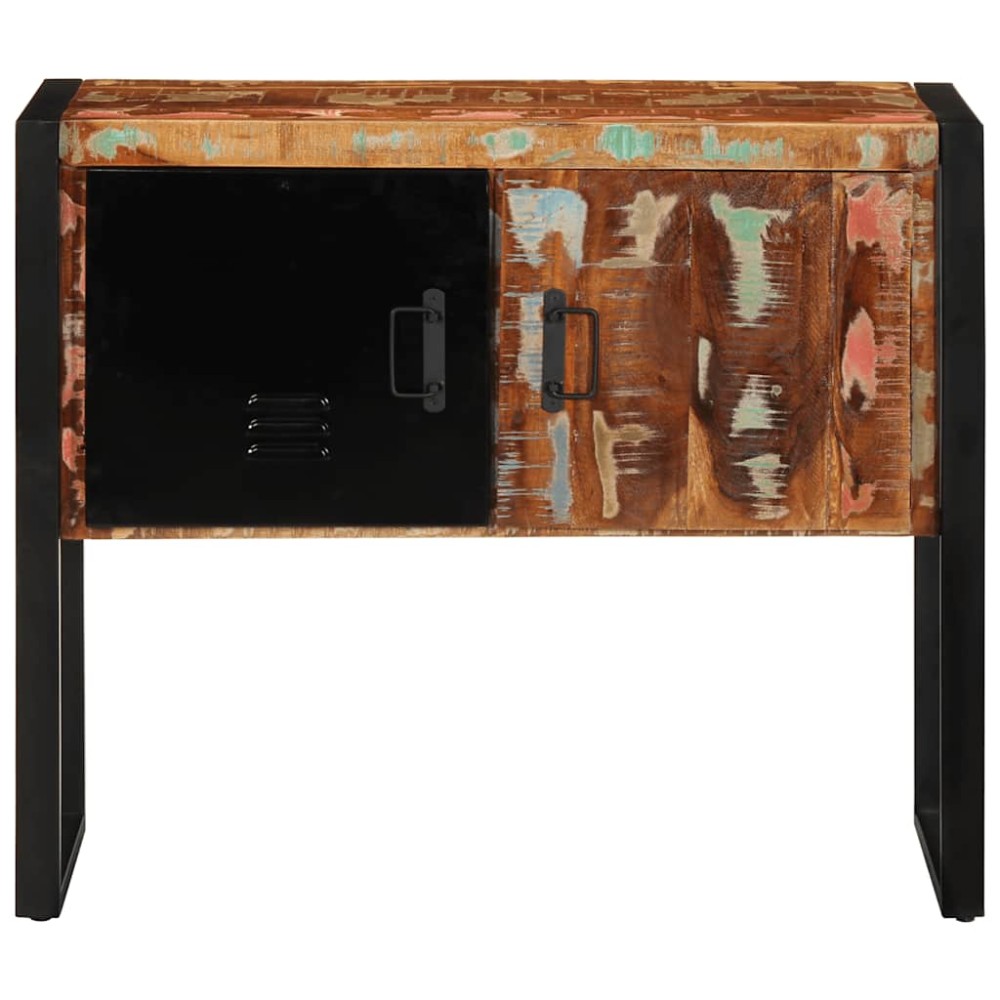 vidaXL Consolă multicolor 90x35x75 cm lemn masiv recuperat