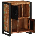vidaXL Bufetă multicolor 55x35x70 cm lemn masiv recuperat