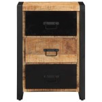 vidaXL Dulap cu sertar 50x35x70 cm lemn masiv de mango