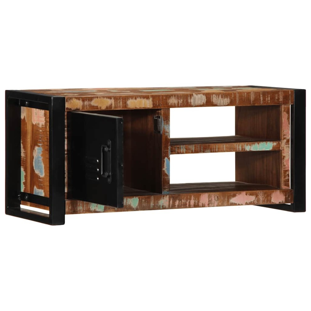 vidaXL Dulap TV 80x30x35 cm lemn masiv recuperat
