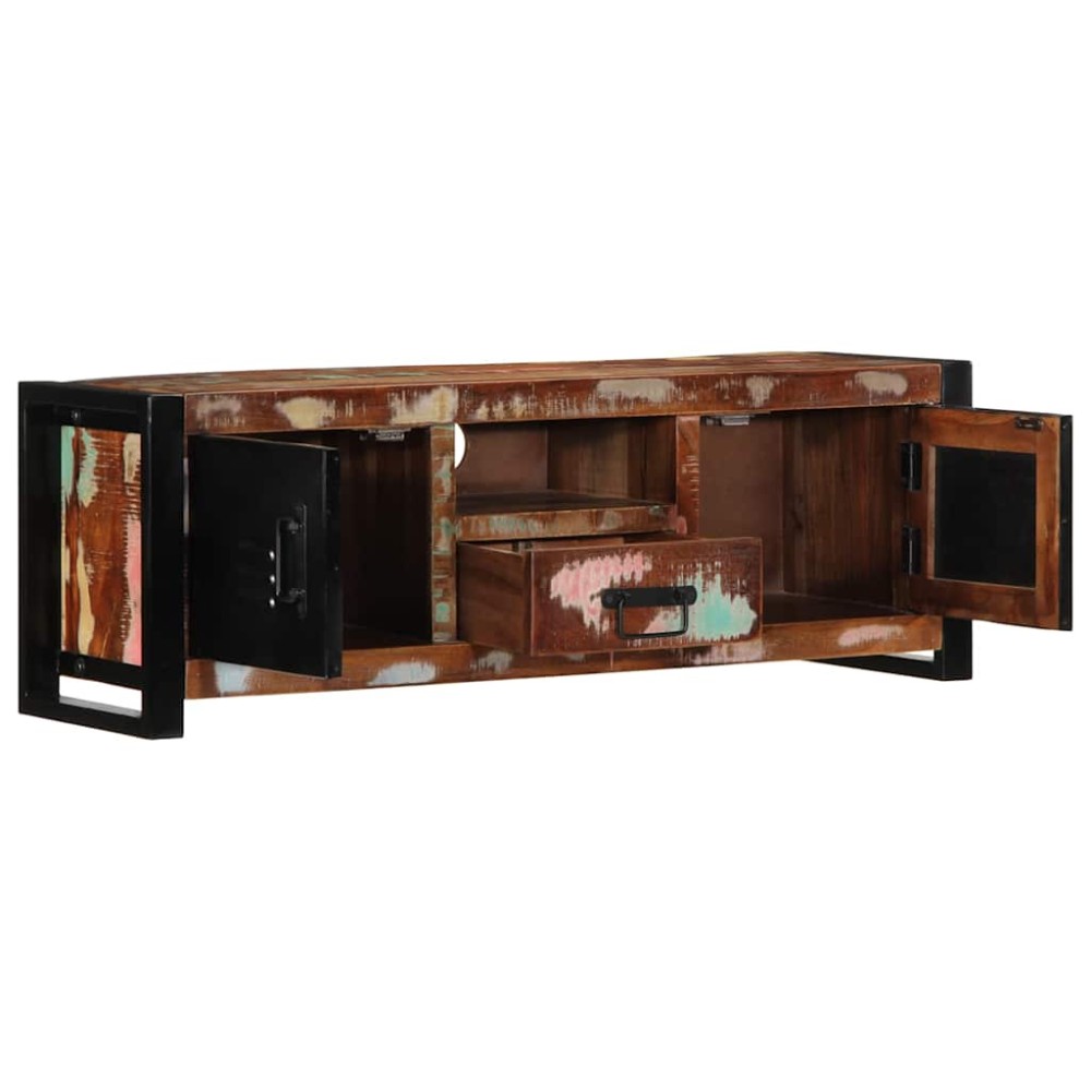 vidaXL Dulap TV 100x30x35 cm lemn masiv recuperat