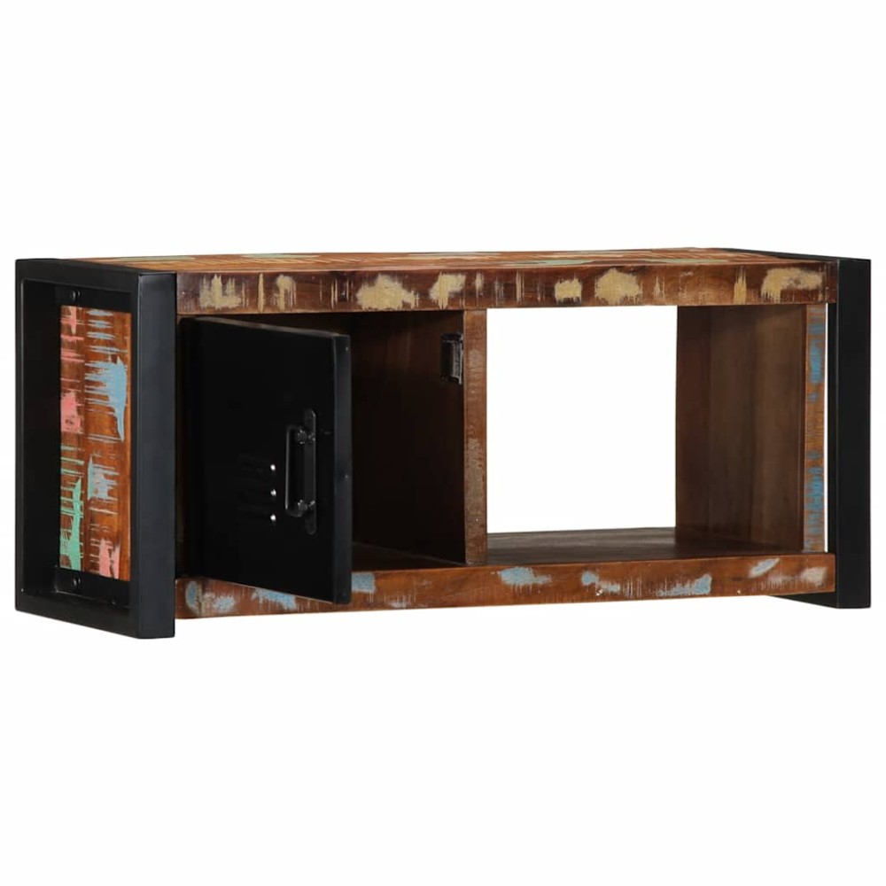 vidaXL Dulap TV 80x30x35 cm lemn masiv recuperat