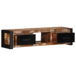 vidaXL Dulap TV 100x30x25 cm lemn masiv recuperat