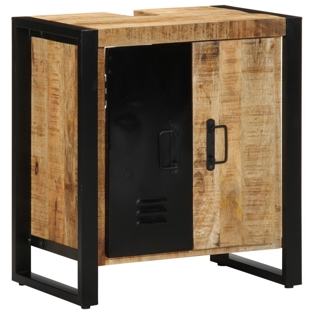 vidaXL Cabinet pentru Baie 55x35x60 cm Lemn Masiv Aspru de Mango