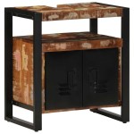 vidaXL Dulap pentru chiuvetă de baie 55x35x60 cm lemn masiv recuperat vidaXL Dulap pentru chiuvetă de baie 55x35x60 cm lemn masiv recuperat