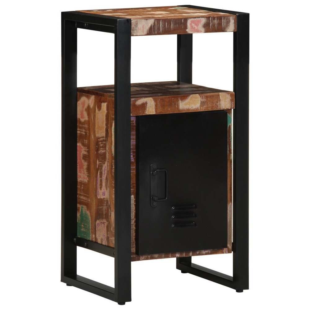 vidaXL dulap de baie Multicolor 40x35x75 cm Lemn masiv recuperat