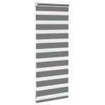 vidaXL Jaluzea tip zebra gri închis lățime țesătură 55,9 cm poliester