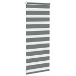 vidaXL Jaluzea tip zebra gri închis lățime țesătură 60,9 cm poliester