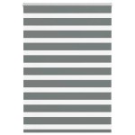 vidaXL Jaluzea tip zebra gri închis lățime țesătură 90,9 cm poliester vidaXL Jaluzea tip zebra gri închis lățime țesătură 90,9 cm poliester