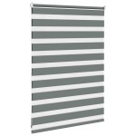 vidaXL Jaluzea tip zebra gri închis lățime țesătură 100,9 cm poliester