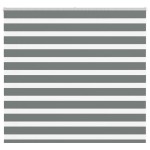 vidaXL Jaluzea tip zebra gri închis lățime țesătură 150,9 cm poliester
