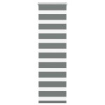 vidaXL Jaluzea tip zebra gri închis lățime țesătură 35,9 cm poliester