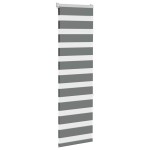 vidaXL Jaluzea tip zebra gri închis lățime țesătură 40,9 cm poliester