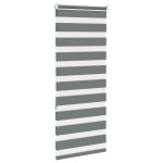 vidaXL Jaluzea tip zebra gri închis lățime țesătură 60,9 cm poliester