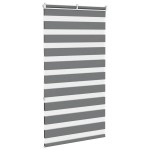 vidaXL Jaluzea tip zebra gri închis lățime țesătură 85,9 cm poliester vidaXL Jaluzea tip zebra gri închis lățime țesătură 85,9 cm poliester