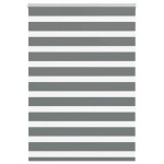 vidaXL Jaluzea tip zebra gri închis lățime țesătură 90,9 cm poliester vidaXL Jaluzea tip zebra gri închis lățime țesătură 90,9 cm poliester