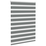 vidaXL Jaluzea tip zebra gri închis lățime țesătură 110,9 cm poliester
