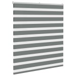 vidaXL Jaluzea tip zebra gri închis lățime țesătură 115,9 cm poliester