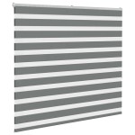 vidaXL Jaluzea tip zebra gri închis lățime țesătură 160,9 cm poliester vidaXL Jaluzea tip zebra gri închis lățime țesătură 160,9 cm poliester