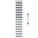 vidaXL Jaluzea tip zebra gri închis lățime țesătură 40,9 cm poliester