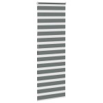 vidaXL Jaluzea tip zebra gri închis lățime țesătură 85,9 cm poliester vidaXL Jaluzea tip zebra gri închis lățime țesătură 85,9 cm poliester