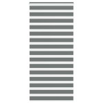 vidaXL Jaluzea tip zebra gri închis lățime țesătură 90,9 cm poliester
