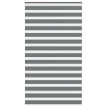 vidaXL Jaluzea tip zebra gri închis lățime țesătură 120,9 cm poliester
