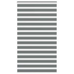 vidaXL Jaluzea tip zebra gri închis lățime țesătură 125,9 cm poliester